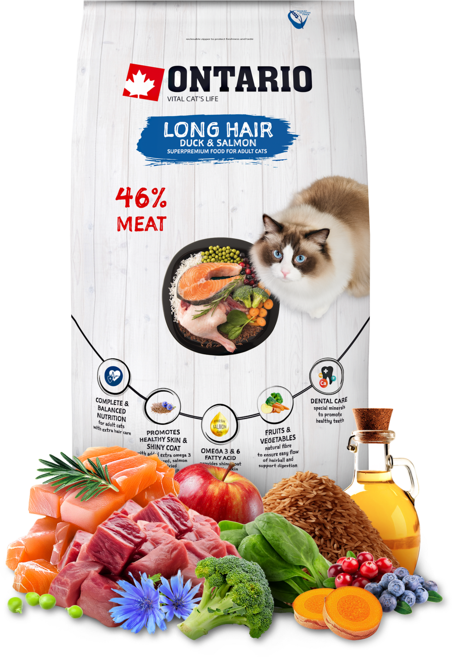 Ontario Cat Longhair 6,5kg