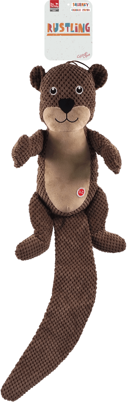 Dog Fantasy hračka Jumbo bobor pískací a šuštiaci 80 cm