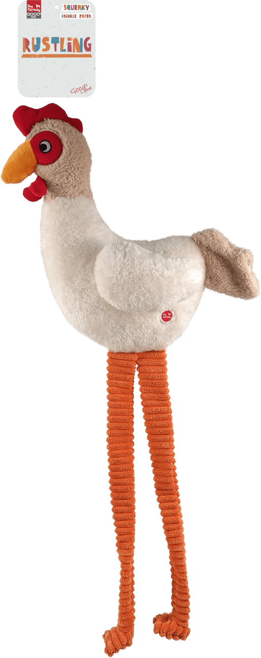 Dog Fantasy hračka Jumbo sliepka pískacia a šuštiaca 80 cm