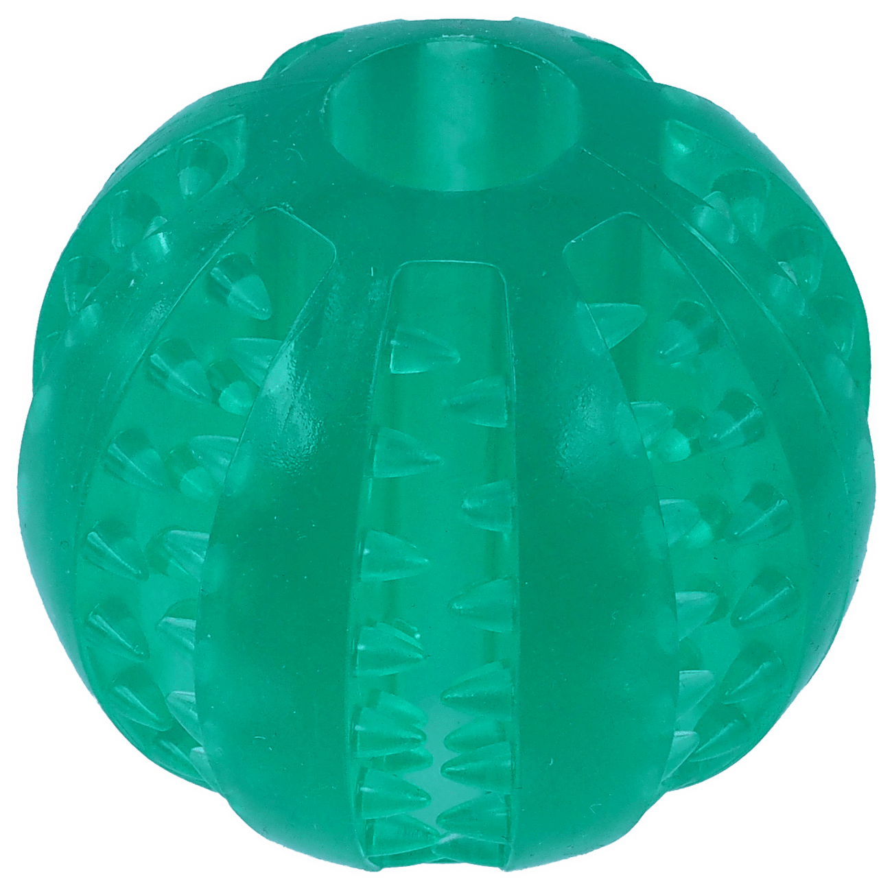 Dog Fantasy loptička Dental Mint zelená 6 cm