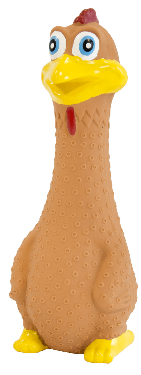 Hracka DF Latex Sliepka kvokajuca 19cm