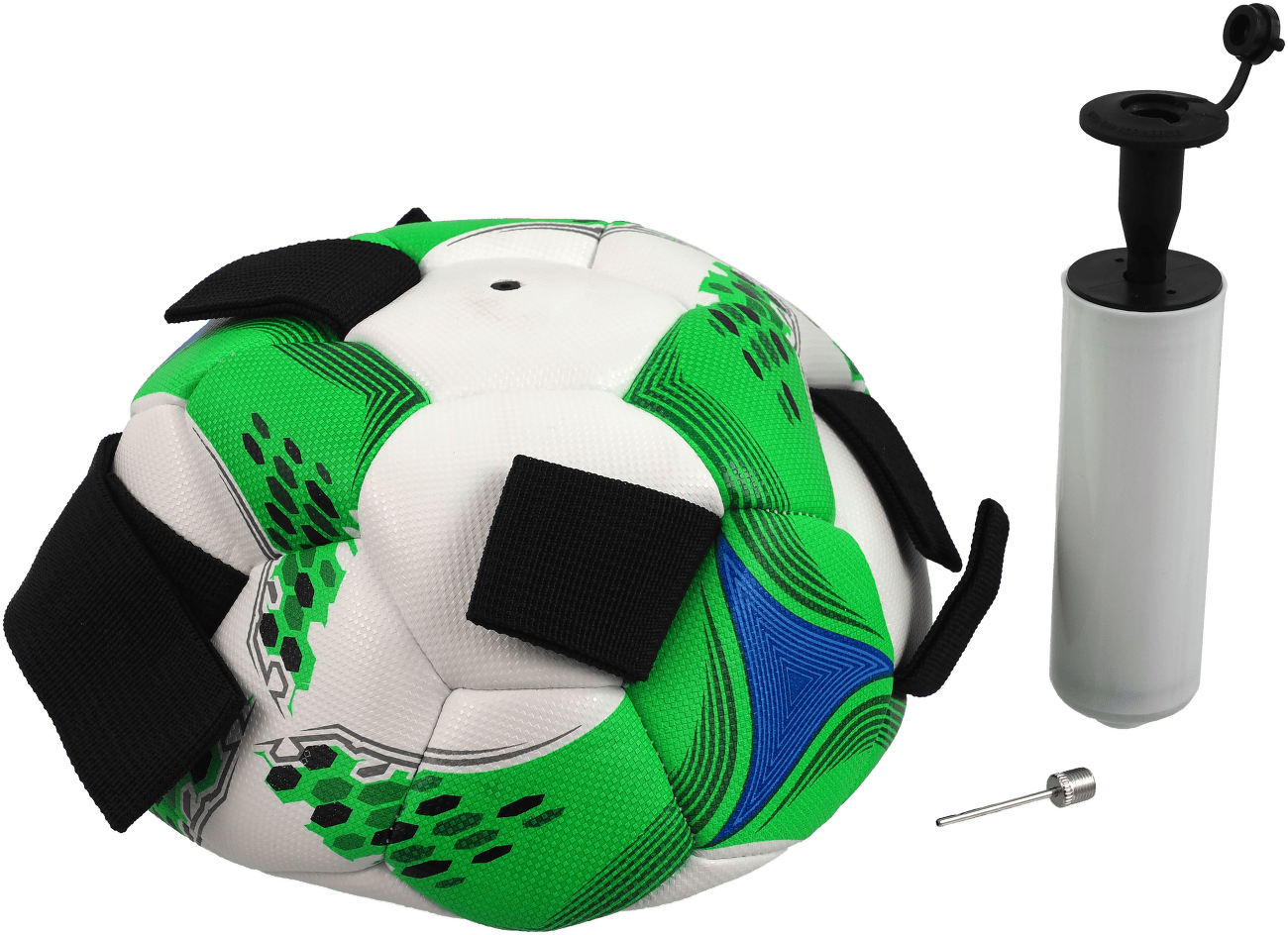 Dog Fantasy hračka futbalová lopta s úchytkami  nafukovacia 22 cm