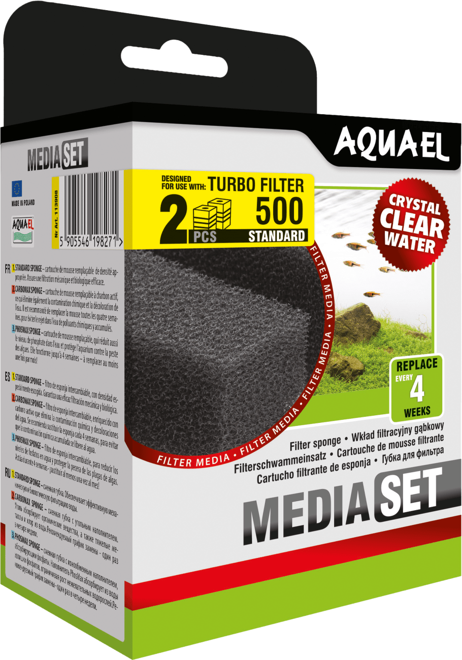 Náhradní houbička Aquael pro filtr Turbo 500 2ks