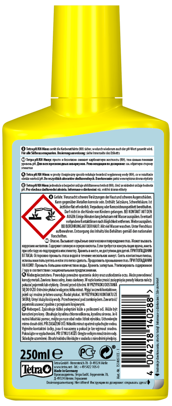 TETRA test pH/KH Minus 250ml