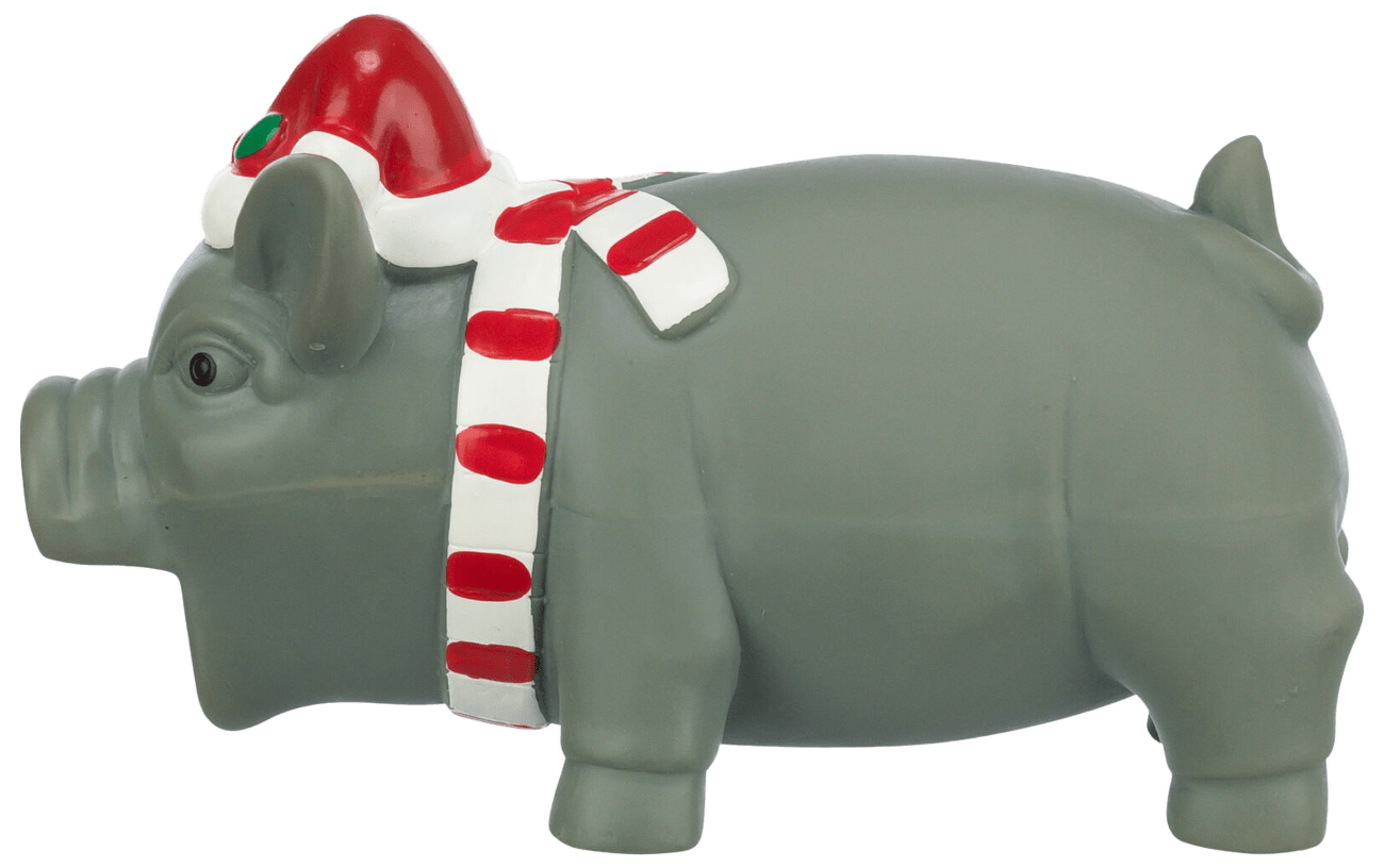 Trixie Xmas hračka prasa latex 16 cm