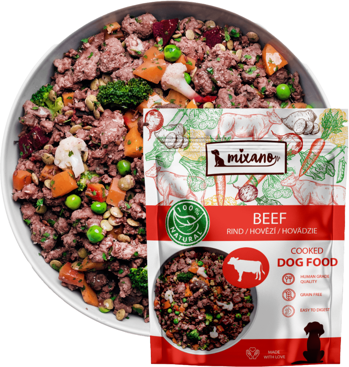 Mixano do špajze hovädzie 300 g
