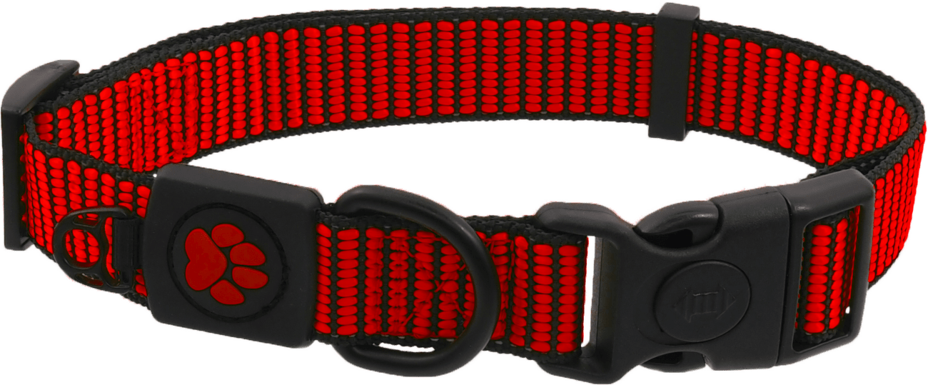 Obojok AD Strong M cerveny 2x34-49cm