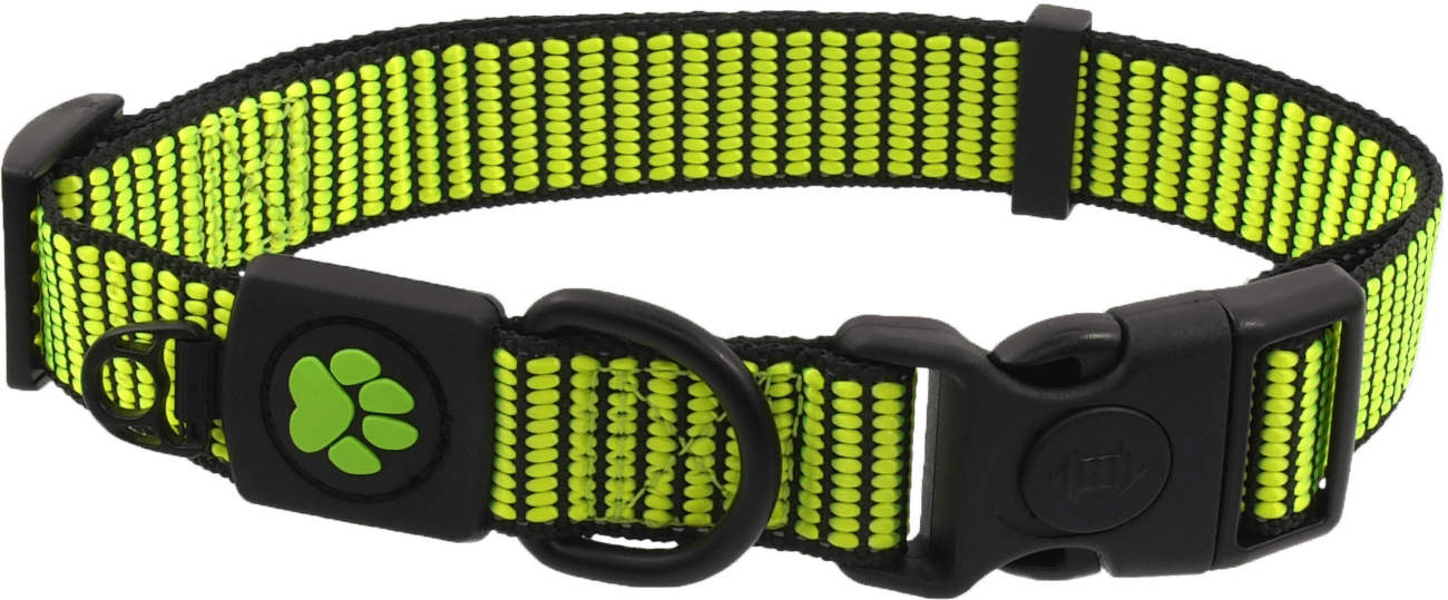 Obojok AD Strong M limetka 2x34-49cm