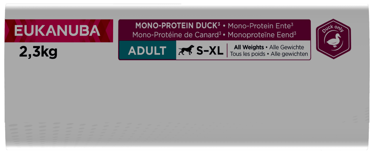 Eukanuba adult mono protein kačka 2,3 kg
