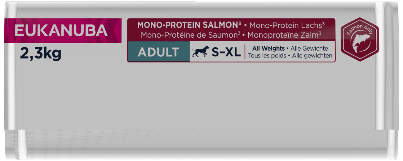 Eukanuba granuly pre dospelé psy Mono Protein losos 2,3kg