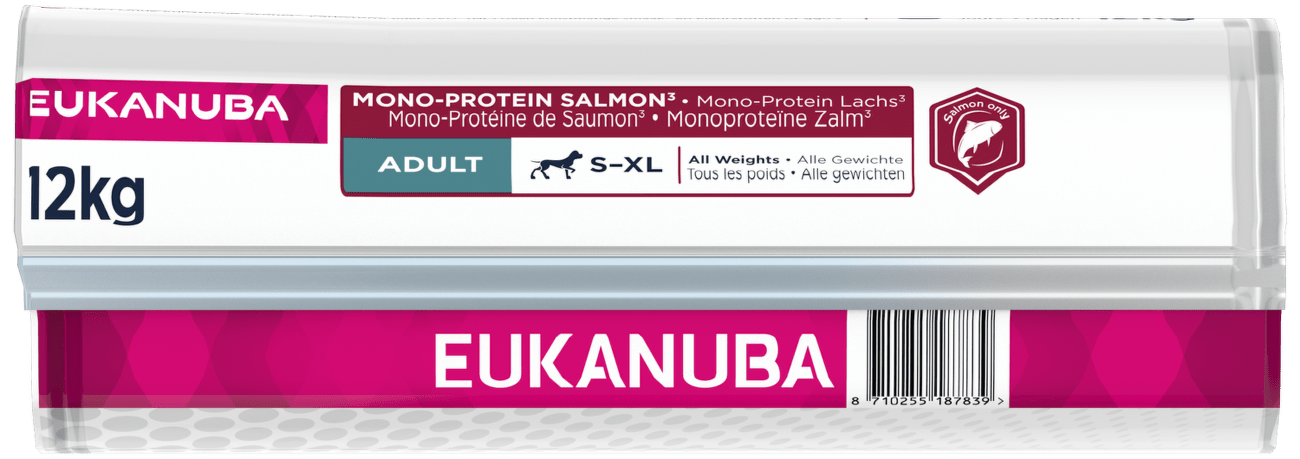 Eukanuba granuly pre dospelé psy  Mono Protein losos 12kg