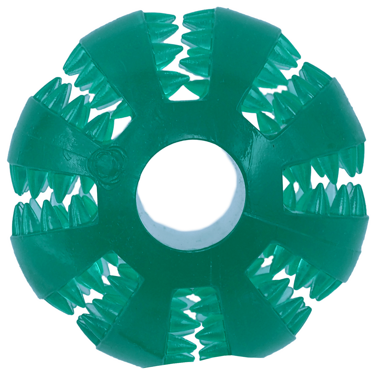 Dog Fantasy loptička Dental Mint zelená 7 cm