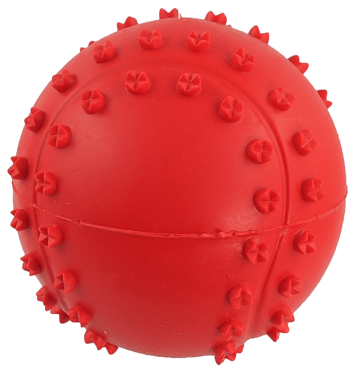 Dog Fantasy loptička tenis s bodlinami pískacia mix farieb 6cm