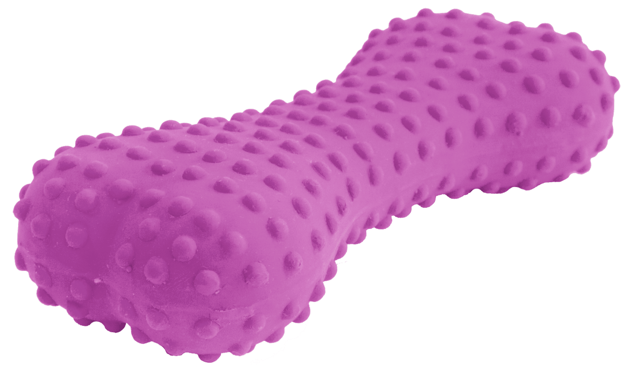 Hracka DF Latex Kost s bodlinami so zvukom 15cm