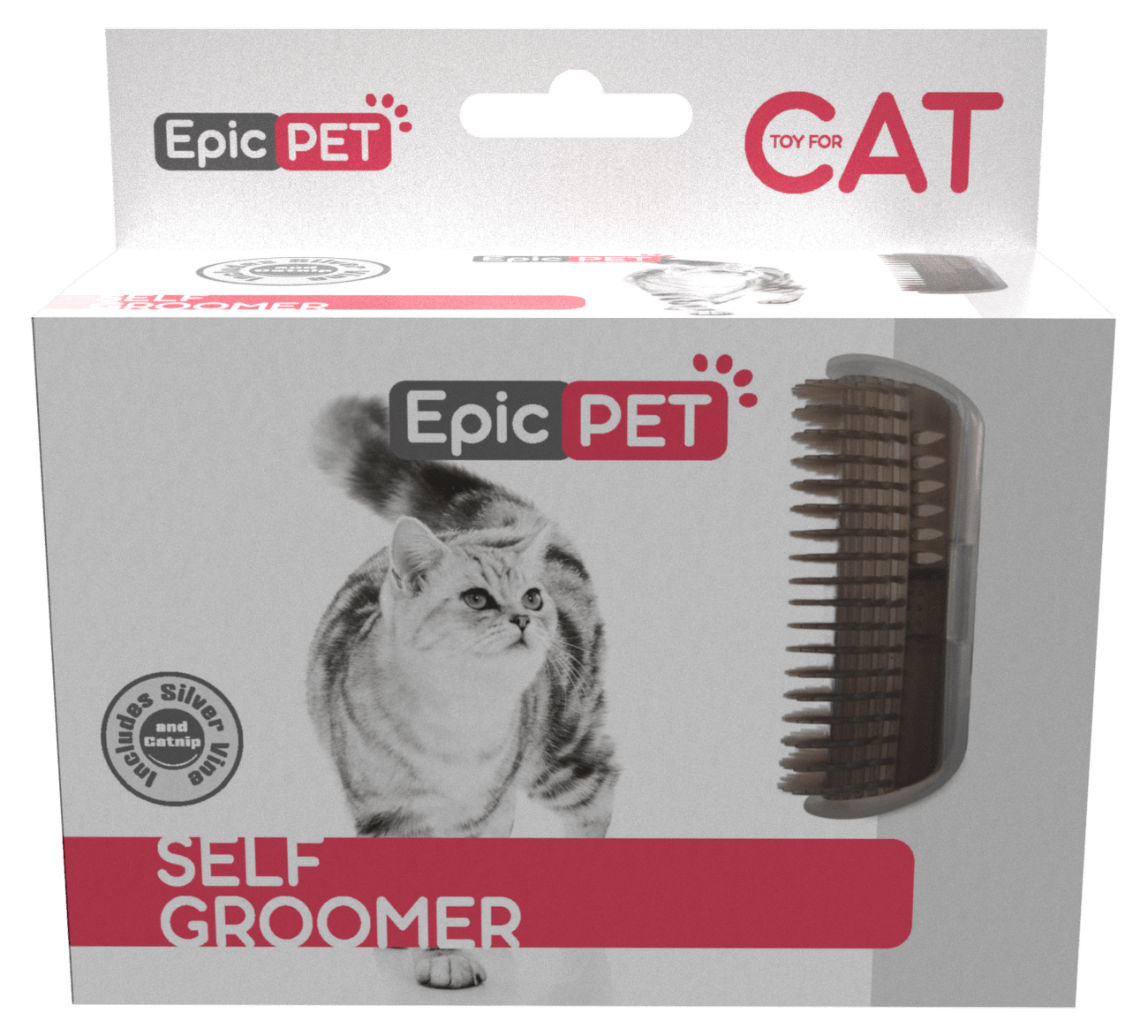 Epic Pet Self-groomer kefa rohová 8x12x5 cm