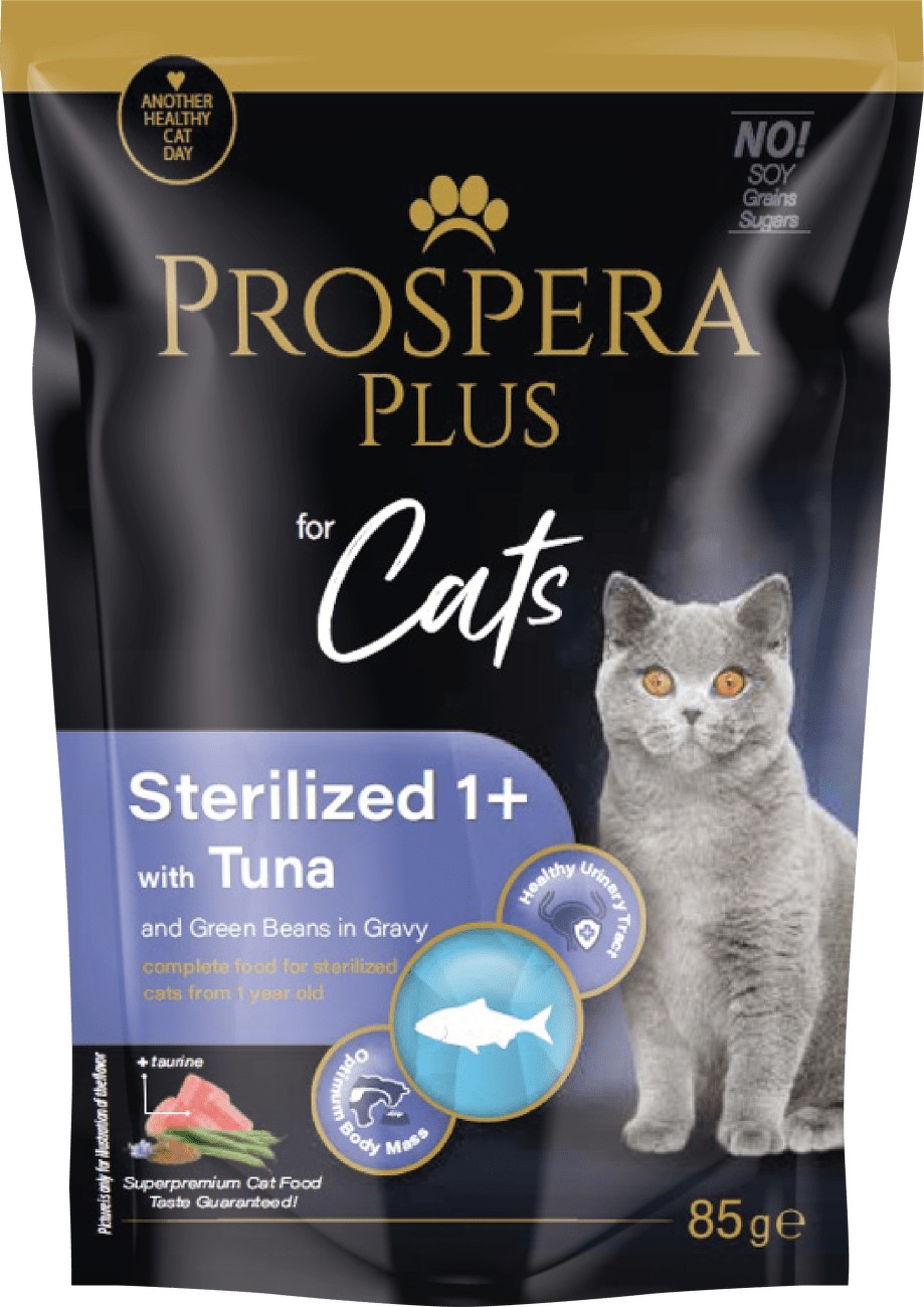 Prospera cat kapsička Adult Sterilized tuniak s fazuľkami 85 g