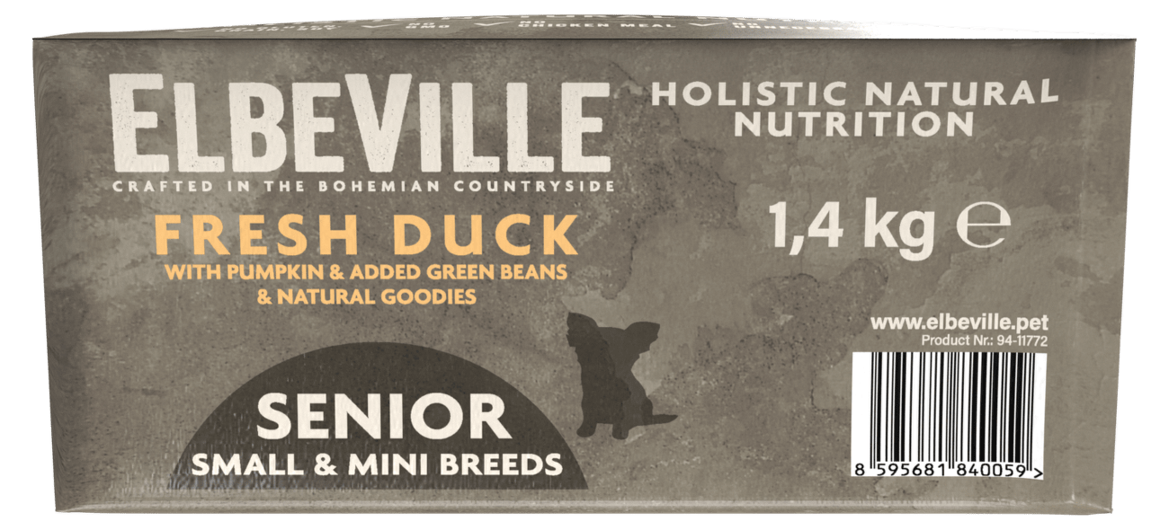 ELBEVILLE  granuly Senior Mini Fresh Duck Fit and Slim Condition 1,4kg