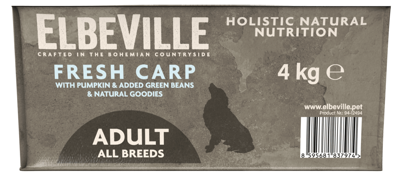 ELBEVILLE granuly Adult All Breeds Fresh Carp Healthy Skin and Coat 4kg