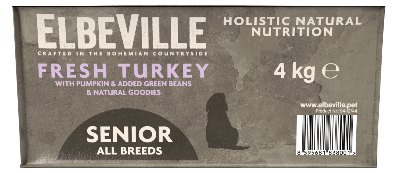 ELBEVILLE granuly  Senior All Breeds Fresh Turkey Fit and Slim Condition 4kg