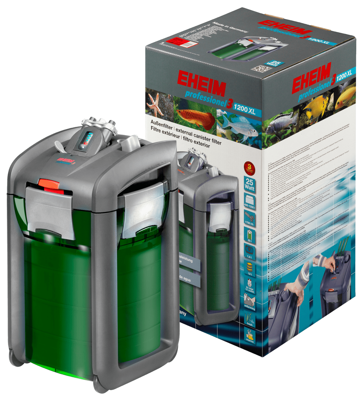 EHEIM Filter Professionel 3 1200XL vonkajší 1700l/h