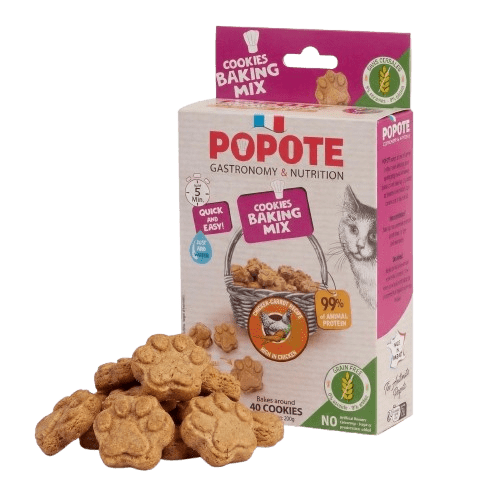 Veľkonočná pečiaca zmes na sušienky pre mačky Popote kuracie s mrkvou 200 g
