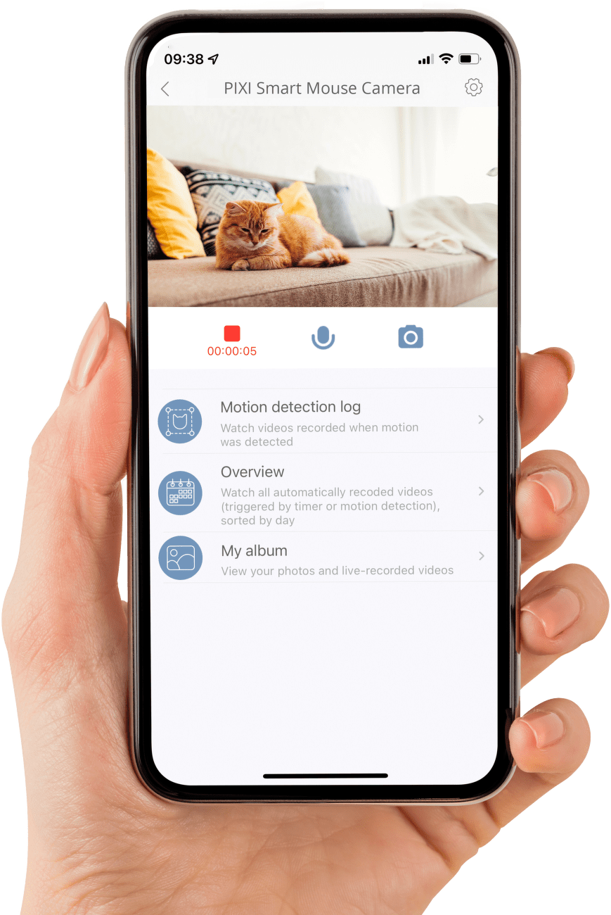 Kamera na stráženie Catit Pixi Smart myška