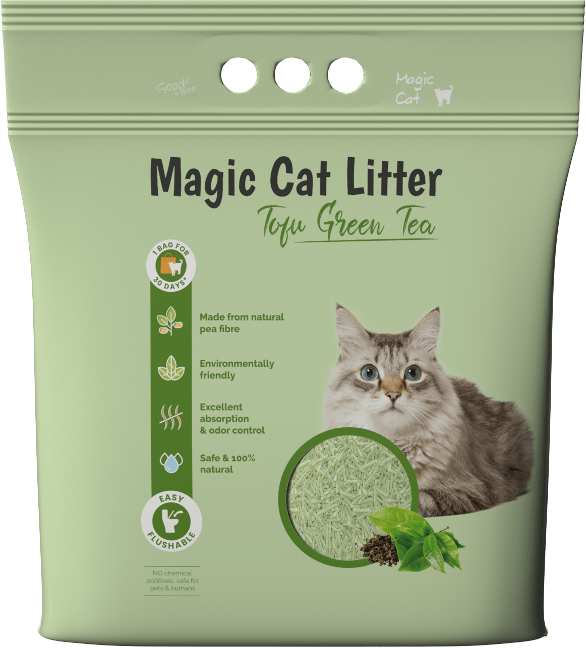 Stelivo Magic Litter Tofu zelený čaj l 6l