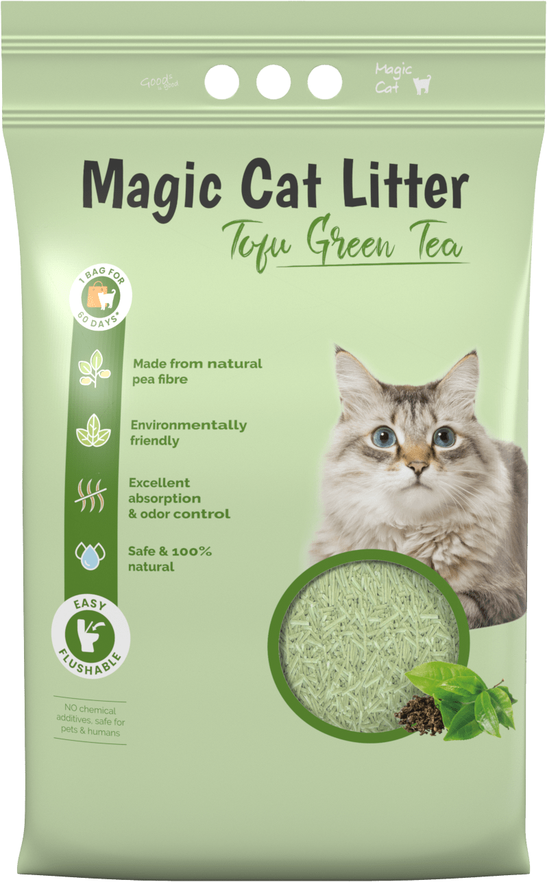 Stelivo Magic Litter Tofu zelený čaj 12l