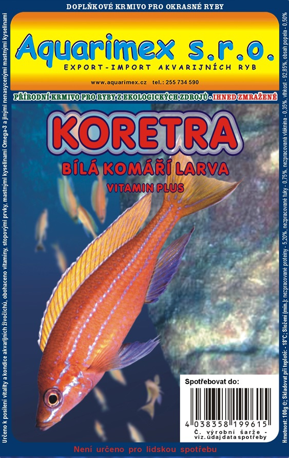 Aqua Biela komária larva (Koretra) mrazené 100 g