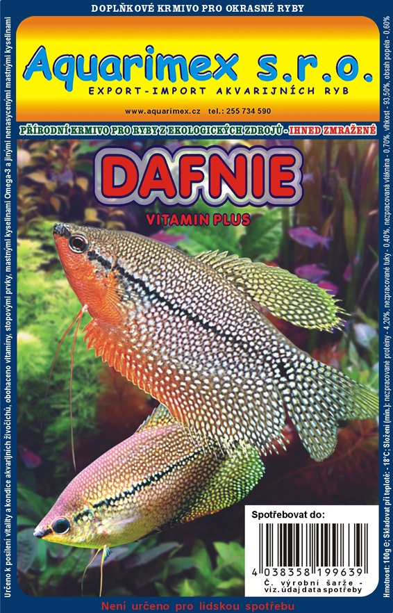 Aqua Dafnia mrazené 100 g