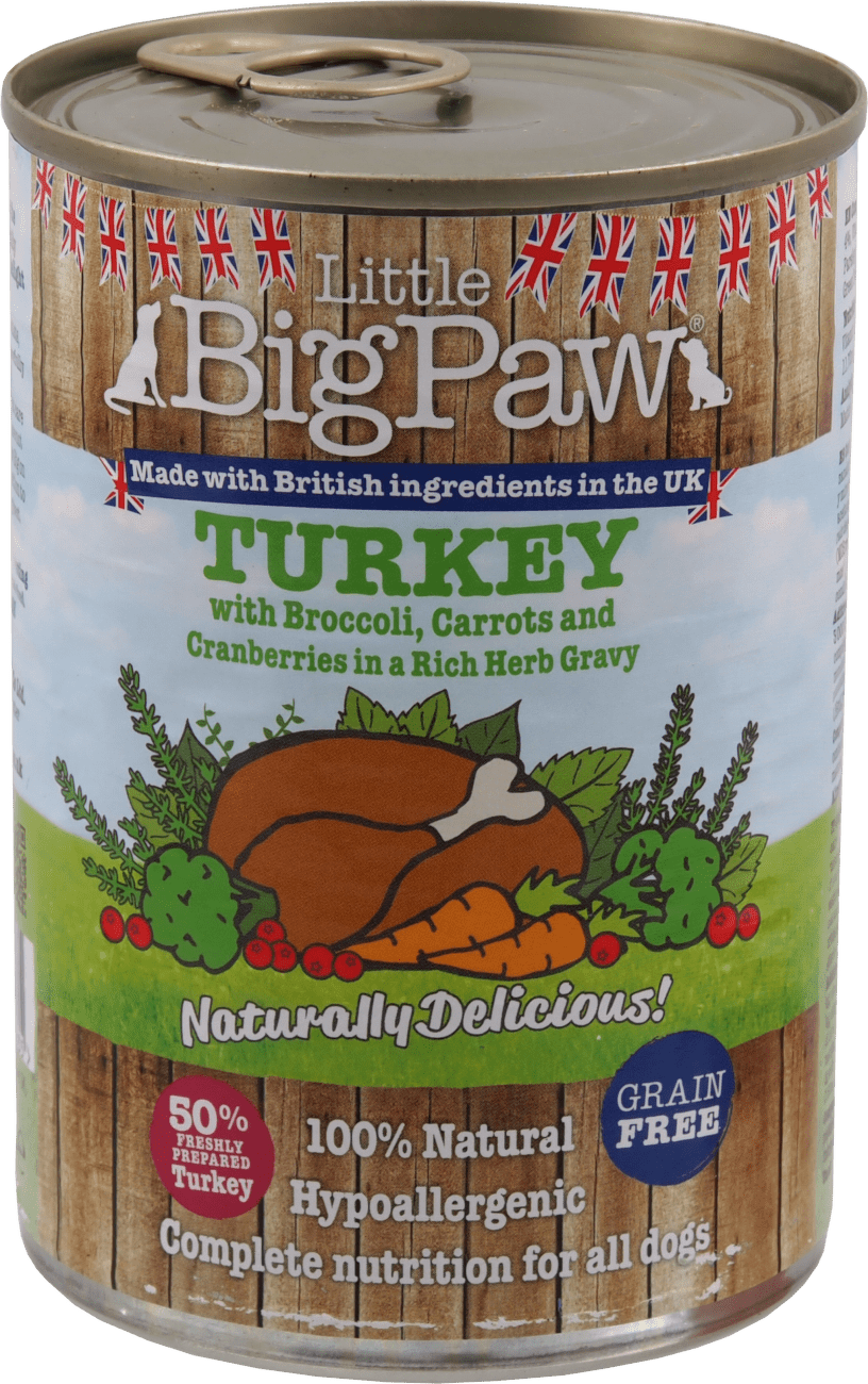 Konzerva Little Big Paw krůta 390g