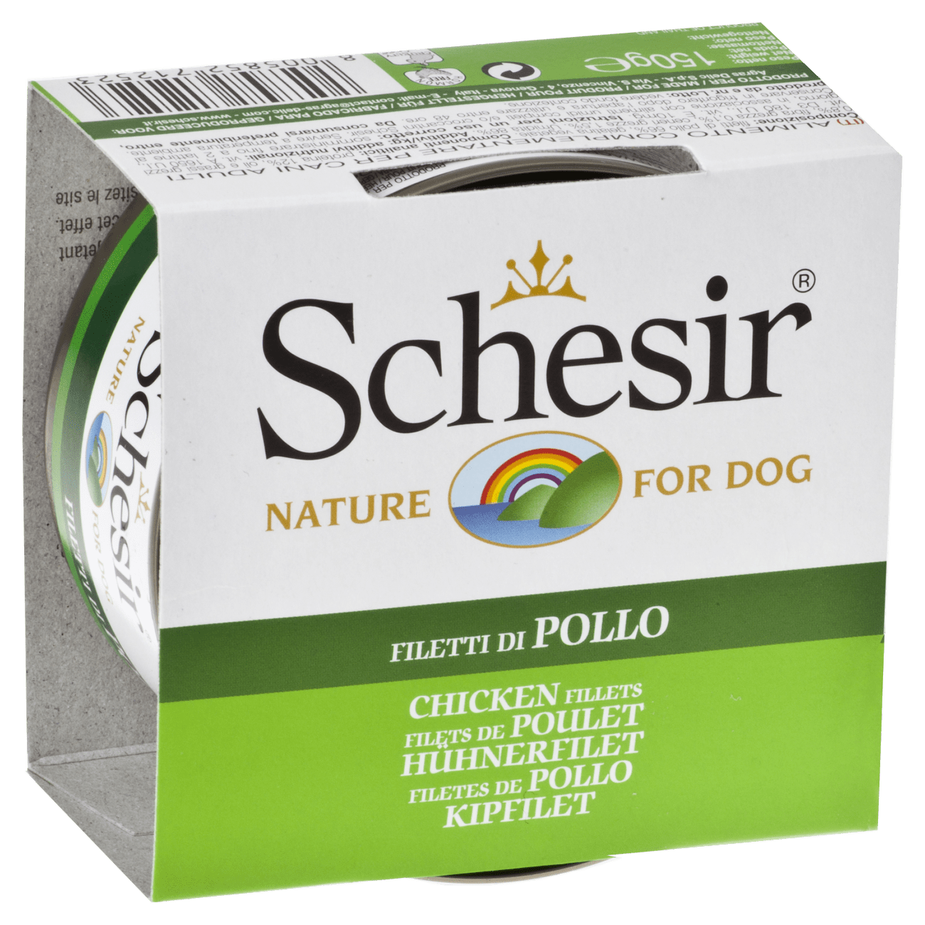 Konzerva SCHESIR Dog kuracie v zele 150g
