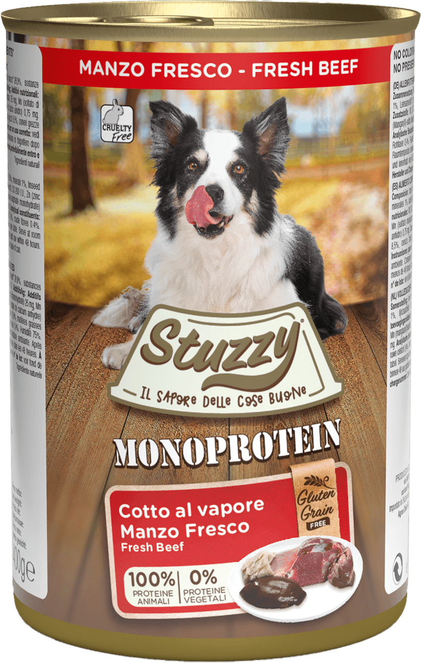 Stuzzy dog monoprotein konzerva hovädzie 400 g