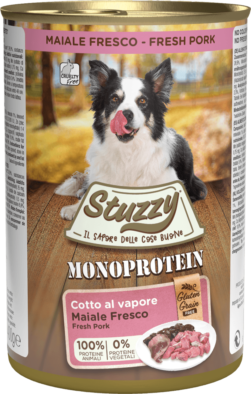 Stuzzy dog monoprotein konzerva bravčové 400 g