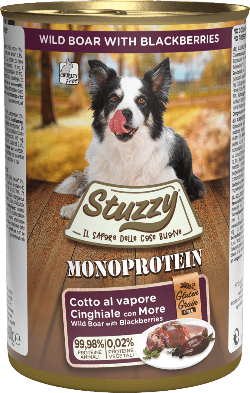 Stuzzy dog monoprotein konzerva diviak 400 g