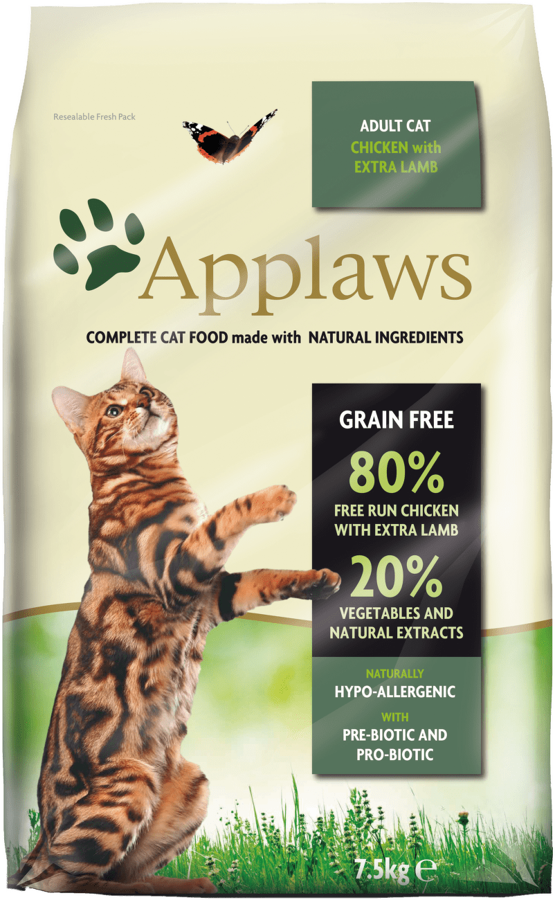 Applaws Dry Cat krmivo kura, jahňa 7,5 kg