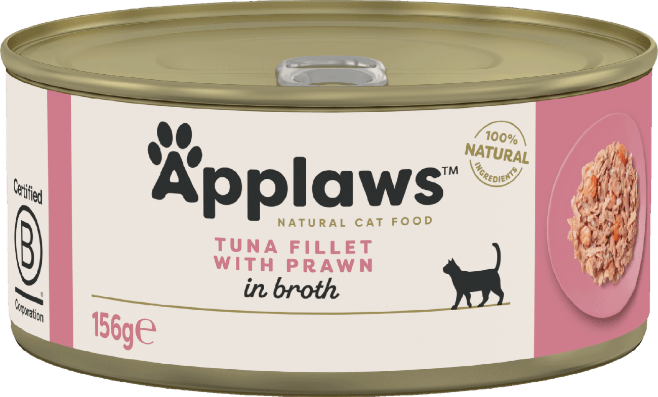 Konzerva Applaws Cat Tin Tuna Fillet with Prawn 156 g