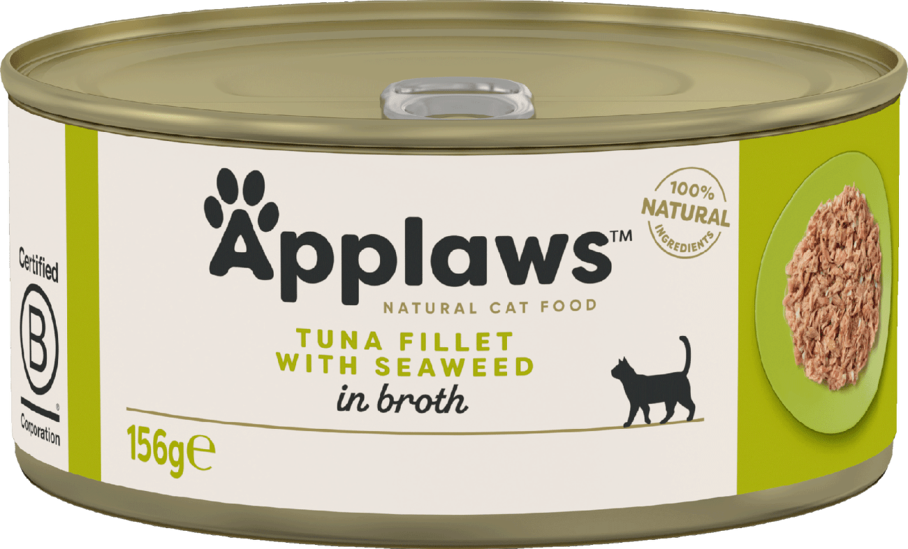 Konzerva Applaws Cat Tin Tuna Fillet with Seaweed 156 g