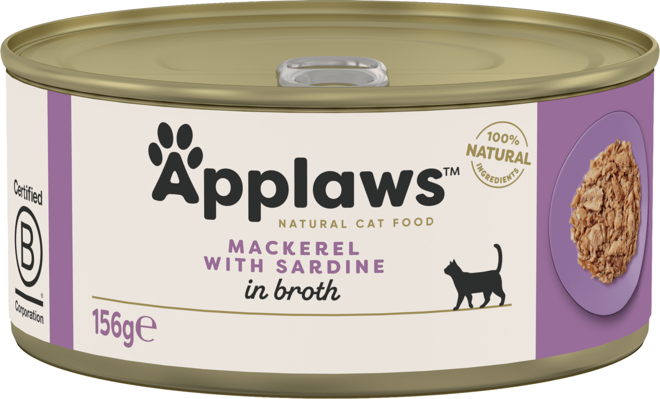 Konzerva Applaws Cat Tin Mackerel with Sardine 156 g