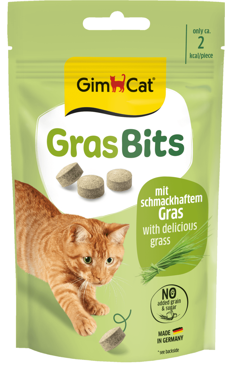 Pamlsky GimCat Gras Bits s kočičí trávou 40 g