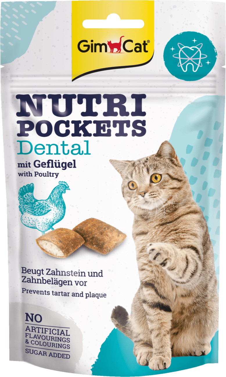Pochoutky GimCat Nutri Pockets dentální 60 g