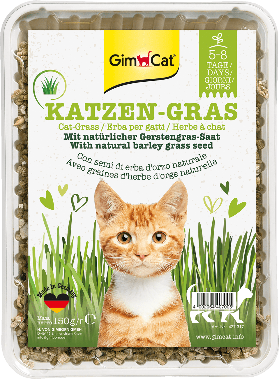 Kočičí tráva GimCat s luční vůní 150 g