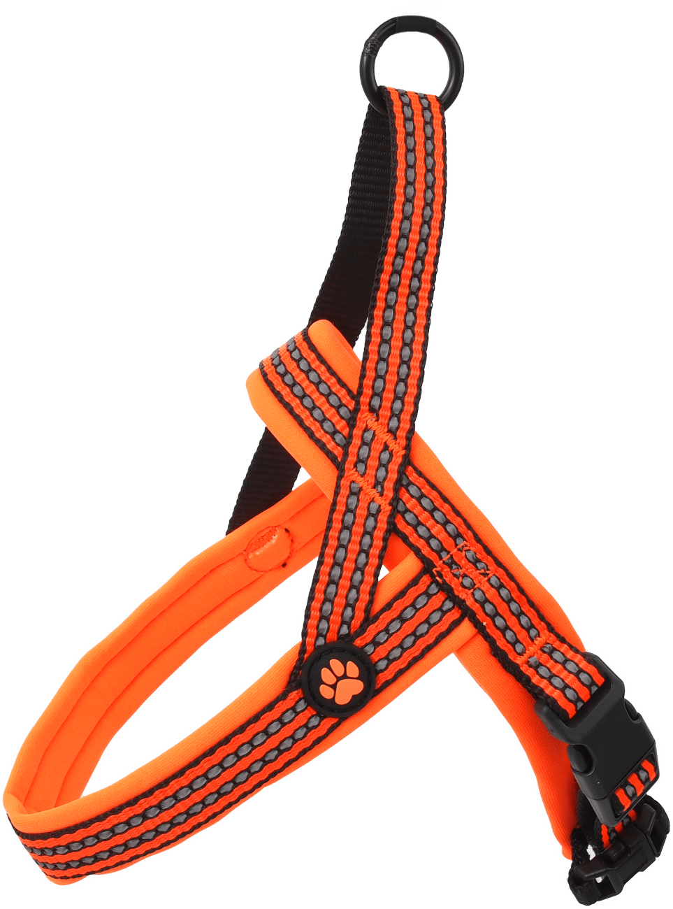 Postroj Active Dog Neoprene XS oranžový 1,5x40-45cm