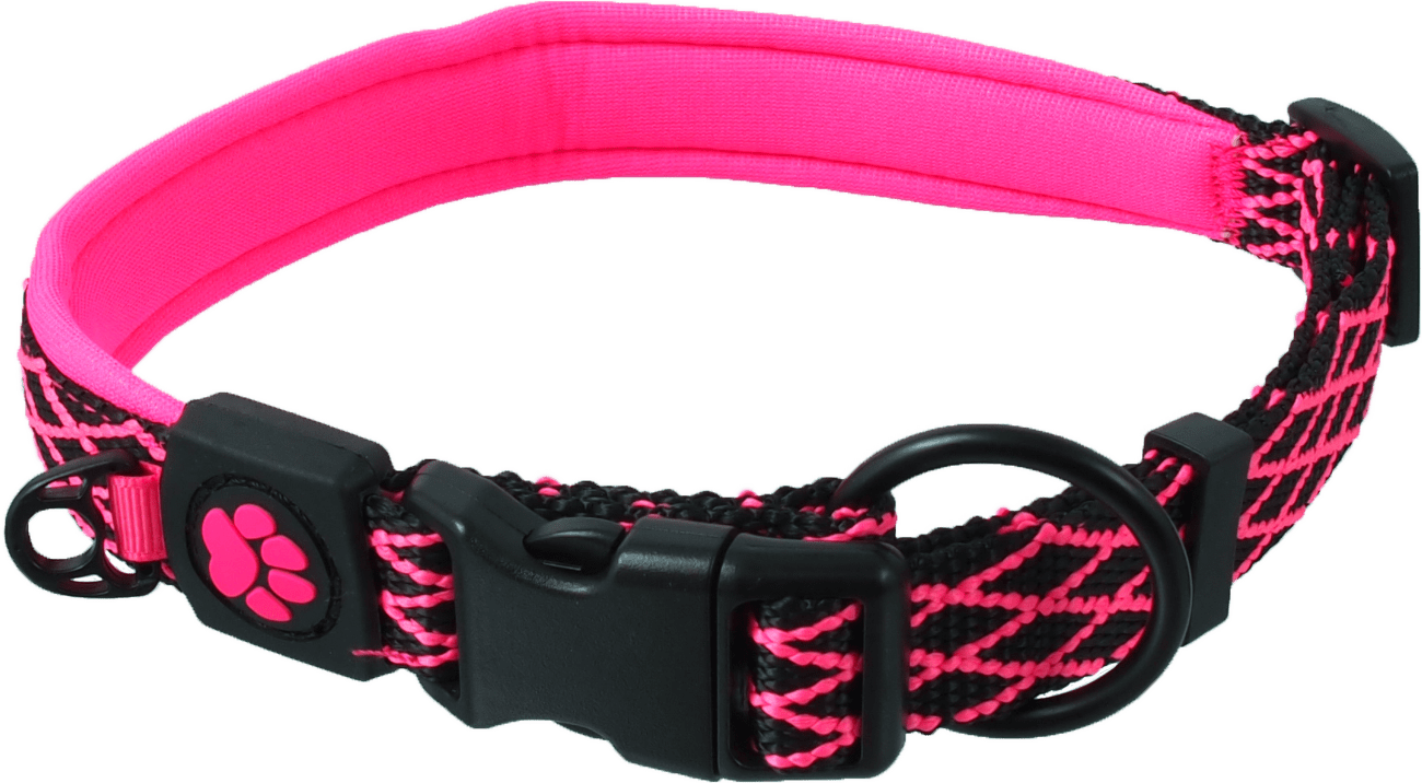 Obojek Active Dog Mystic XL růžový 2,5x63-70cm