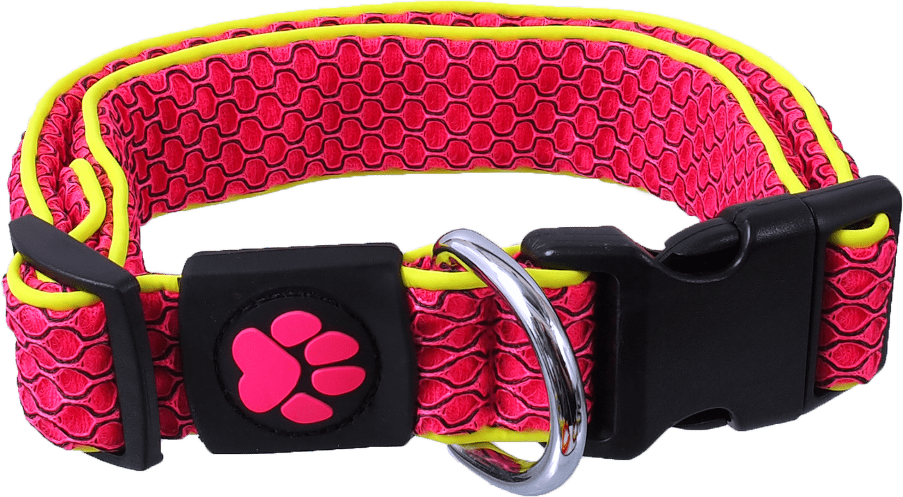 Obojek Active Dog Mellow S růžový 2,5x28-40cm