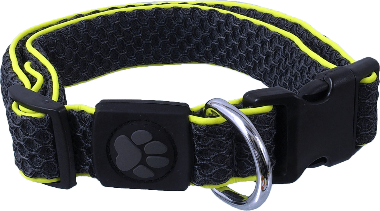 Obojek Active Dog Mellow M šedý 2,5x35-51cm
