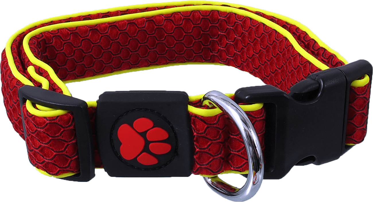 Obojek Active Dog Mellow L červený 3,2x42-67cm