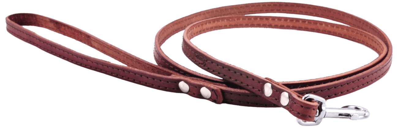 Kožené vodítko Tamer 1cm/175cm hnědé