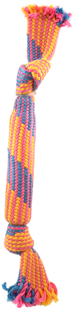 Dog Fantasy preťahovadlo so zvukom vzor 2, 2 knoty 40cm