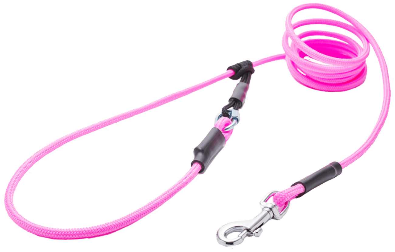 Vodítko Tamer lanové Easylong mini 2m růžové
